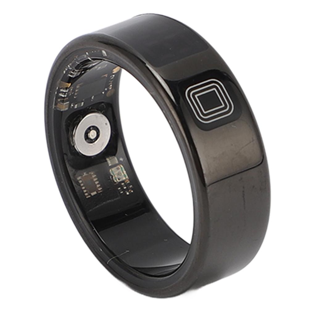 Smart Ring with Display Touch Screen IP68 Water Resistant Stainless Steel Multiple Sports Modes Fitn