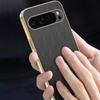 Gold Silk Texture Leather Plating Case For Google Pixel 10A 10 9 Pro XL 9A 8A 8 7 6 Pro 7A 6A Shockproof PC Plastic Cover