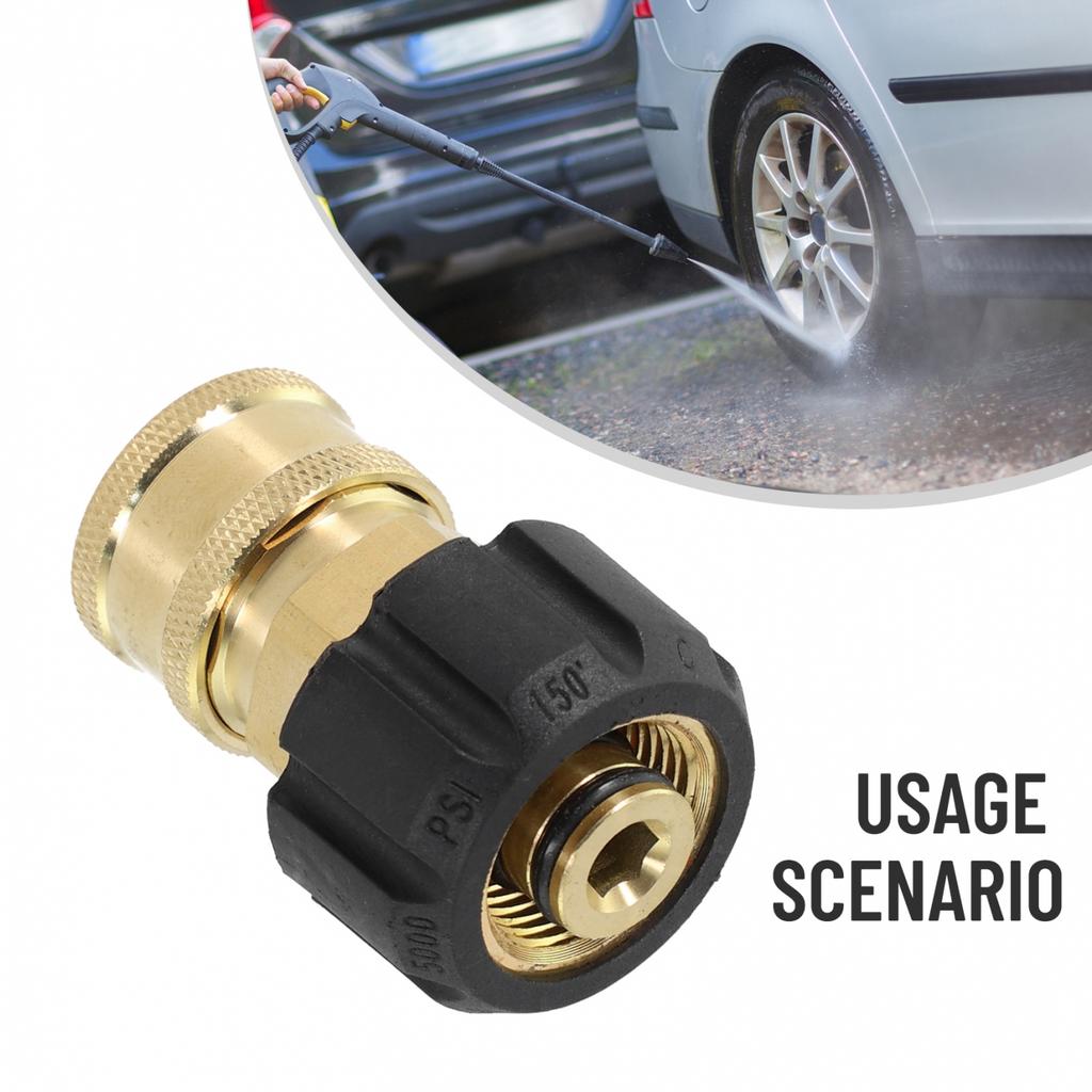 Quick Connector To M22 14/15 3/8 5000psi Connector