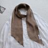 100% Linen Breathable Long Spring and Autumn Scarf For Women Original Style Artistic Neck Protection Soft Scarves 14x170cm