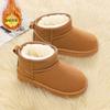 Girls' Cotton Shoes Are Warm In Winter, Lightweight, Piled and Thickened To Keep Warm, Korean Version of Bread Shoes, Student Snow Boots, Popular