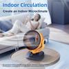 Type-c Rechargeable Desktop Electric Fan 120° Rotating Outdoor Camping Fan  Dorm