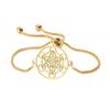 Edelstahl Erzengel Metatron Würfel Charms Armbänder Herren Damen Blau Rot Schwarz Seil Armband Amulett Heilige Geometrie Schmuck