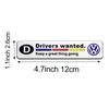 OPQ1 Car Accessories 3D Metal Alloy Car Motorsport Logo Body Trunk Sticker for Volkswagen VW  Golf 6 7 8 Passat CC 4 Motion MTM Blue