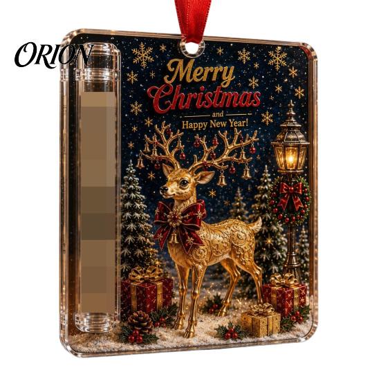 Unique Money Present for Holiday Decoration Christmas Cash Gift Ornament, Acrylic Holder Cash, Funny Decorative Party Xmas Tree Hanging Tree, Supplies