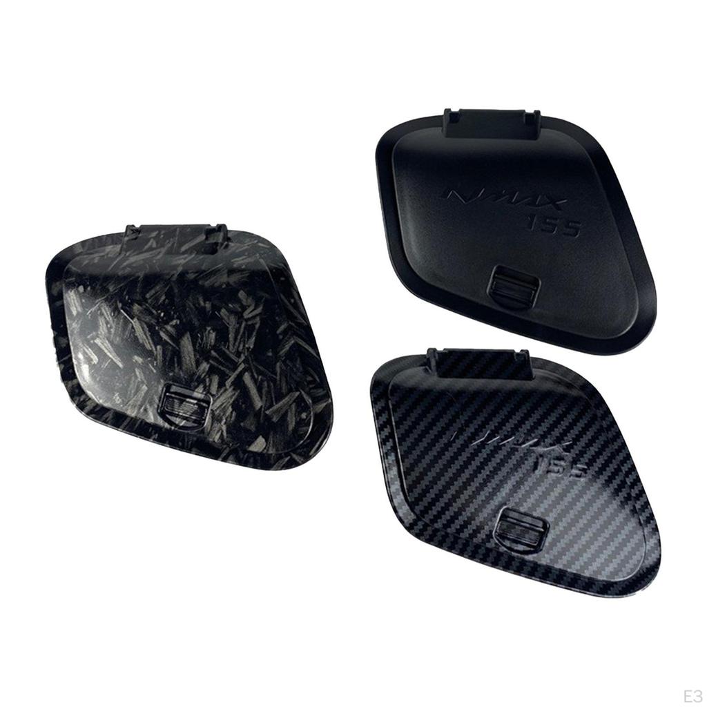 Motorcycle Side Pocket Cover Lid Durable for Yamaha Nmax Assembly Black Stripe
