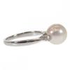 Nessuna marca #11.5(Dimensione JP) anello Pt900Platino/Perla Donna