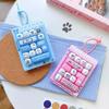 Christmas Gift Sweetheart Keyboard Keycap Keychain 14 Grid Vertical Stress Relief Fidget Accessory for Kids Adults