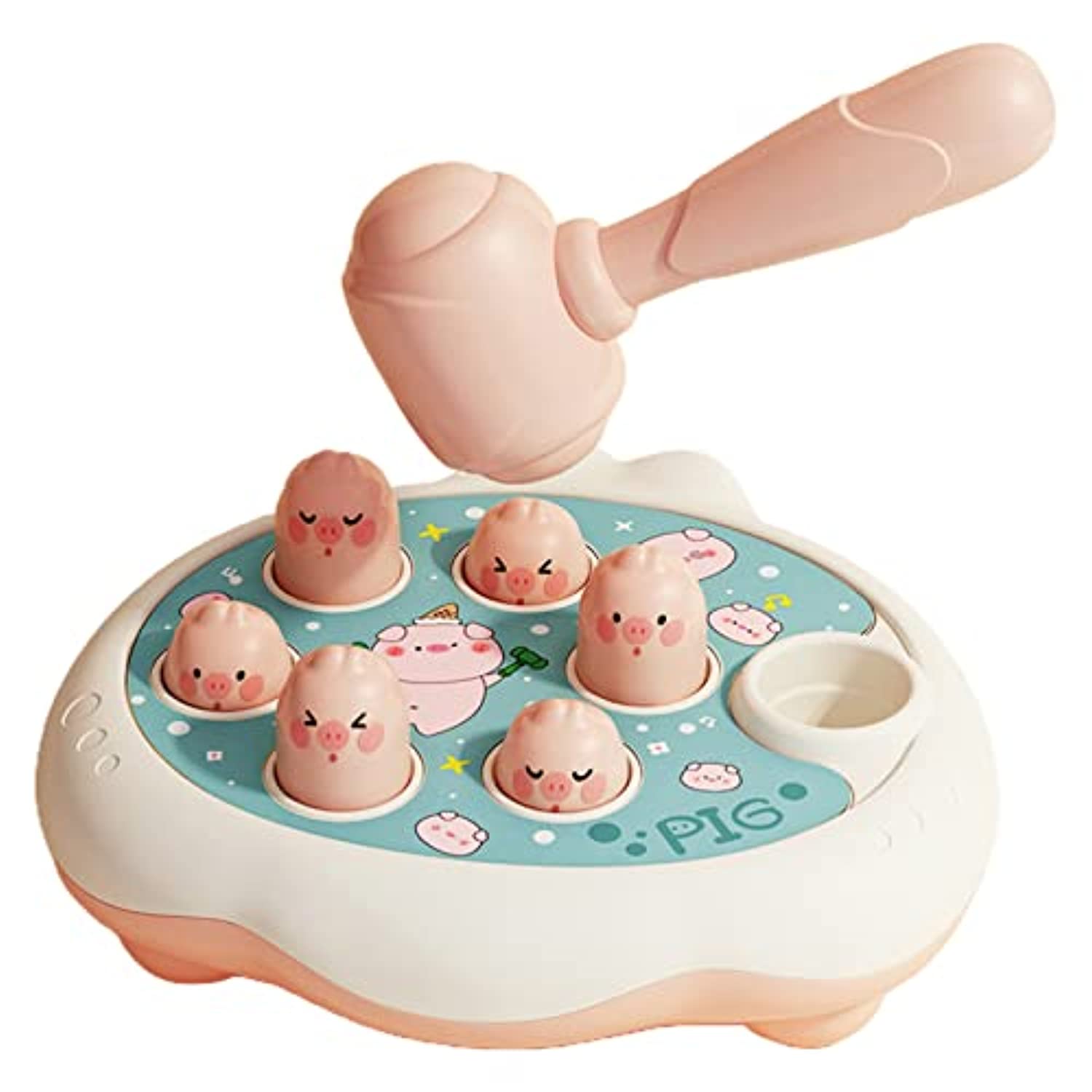 

Детские игрушки с молотком, детская игрушка с ударами молотка для малышей, развивающая игрушка для раннего развития для мальчиков и девочек от 1 до 2, 3, 4 лет, музыкальная образовательная игра 18x16x6cm