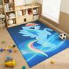Magical Friendship Pony Gang Theme Rug Soft Nonslip Carpet For Bedroom Study Home Decor Holiday Gift