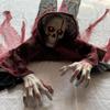 Halloween Horror Skull Crawler Floor Prop Scary Decor Haunted House Bar Party Prank Scene