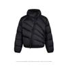 Unisex Winter Warm Hooded Softshell Down Jacket 90% White Duck 650 Fill Power Short Loose Fit