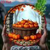 Vintage Tin Sign Rustic Fall Pumpkin Kitchen Cafe Decor