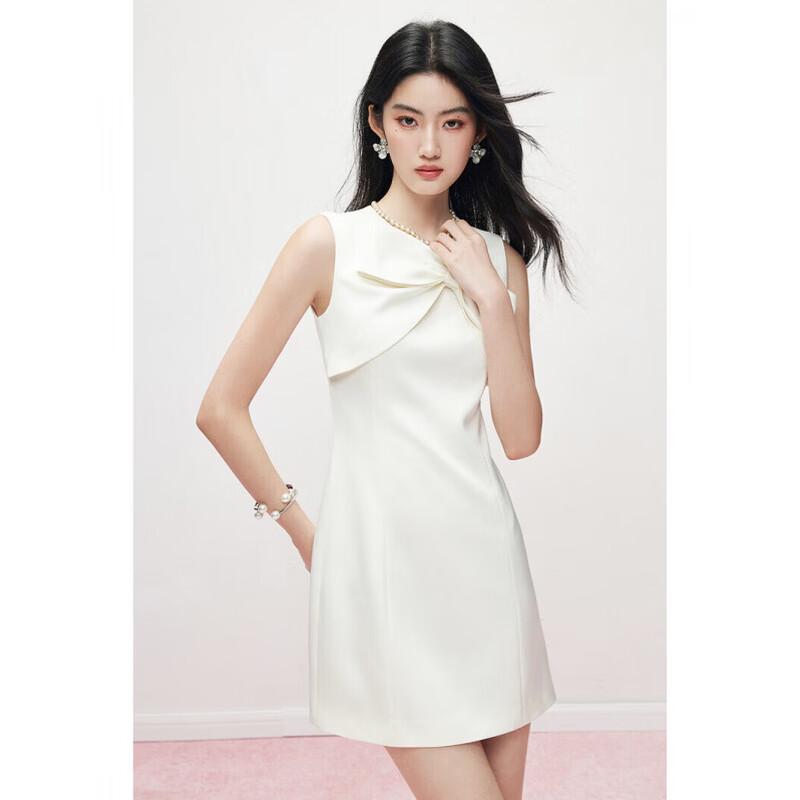 Mandy Zhang Bowknot A-Line Sleeveless Mini Dress