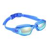 Myopia Goggles, Swimming Goggles, Silicone Swimming Goggles, Anti-Fog And Waterproof Men'S And Women'S Large-Frame Electroplated Glasses