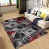 3D Dollar Money Pattern Area Rug,Carpet Rug for Living Room Bedroom Sofa Doormat Kitchen Decoration,Kids Play Non-slip Floor Mat
