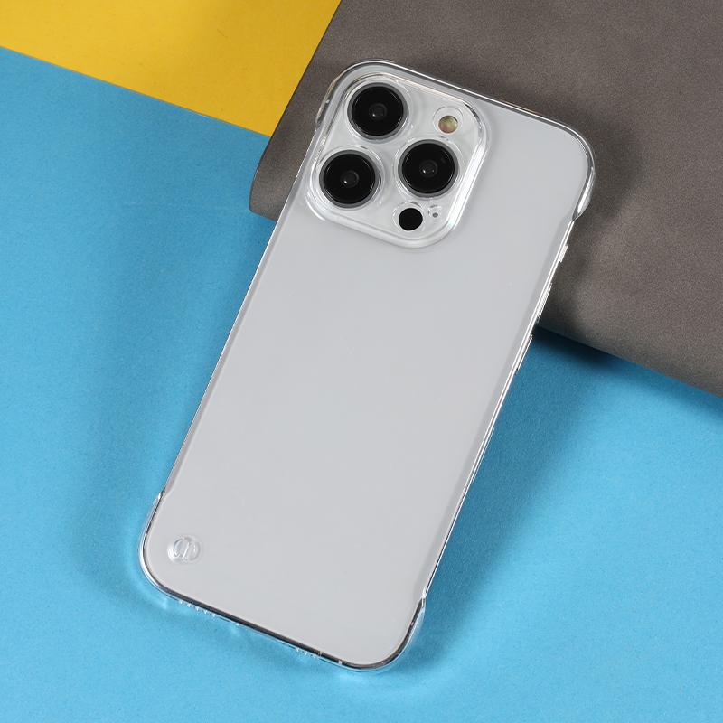 For iPhone 15 Pro Cell Phone Case Ultra-slim Hard PC Transparent Cover