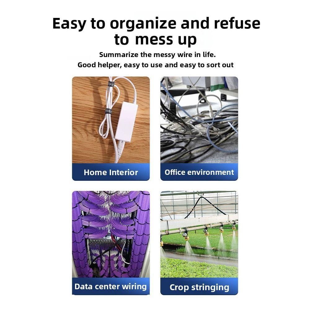 100pcs Cable Winder Self-locking Cable Ties 4*150mm 4*200mm Wire Ties 3*100mm Nylon Material Plastic Ties Cable Management