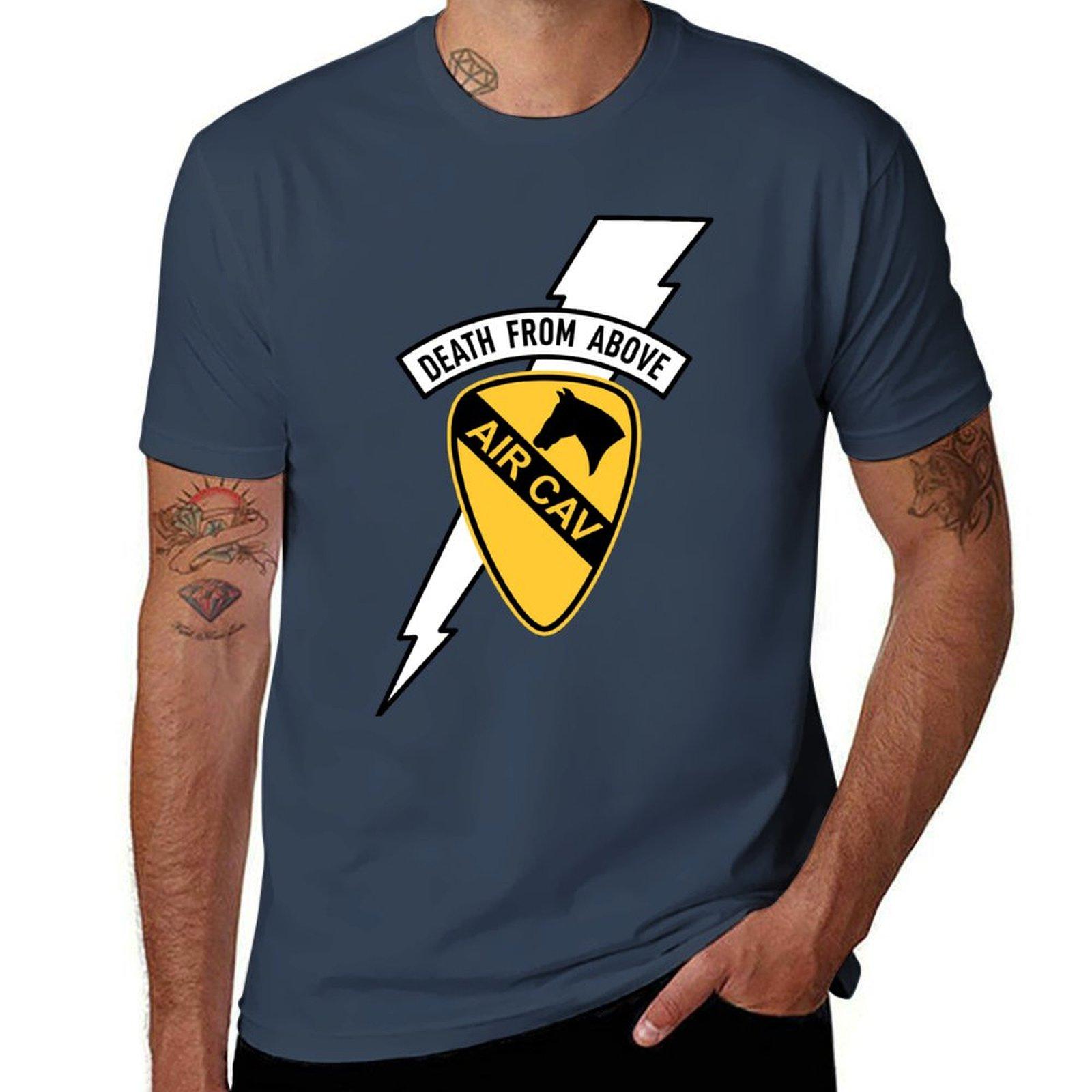 Air Cav 1st Cavalry Division Death From Above Gifts Tshirt Cool Feeling Summer Tee Shirt S