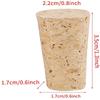 50/100pcs Wine Corks Stopper Reusable Functional Portable Sealing Tapered Wood Wine Bottle Stopper for Bottle Bar Tools