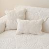 Autumn and Winter New Sofa Cushion Crystal Velvet Embroidered Sofa Cushion Winter Thickened Warm Modern Simple Non-slip Cushion