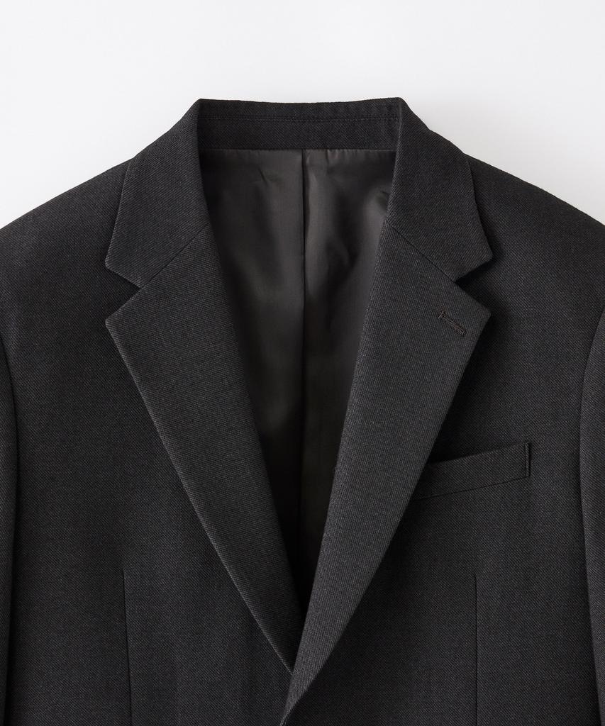 STCO Twill Brushed Blazer_Black (Relaxed Fit)_Sejwd03Nsb