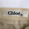 Chloe Knee-Length Tight Skirt Ivory 40 Women's M(USED)
