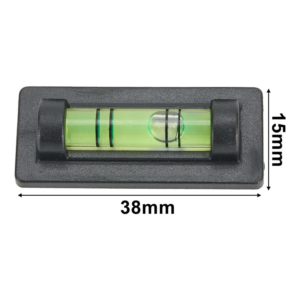 2/5 Stück Flüssigkeitsstandsanzeige Mini-Blase für Wasserwaage Tägliche Nivellierung Magnetische Libelle Blasen Libelle Messwerkzeuge