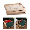 Wood Jewelry Display Tray for Necklaces Bracelets Pendant Stackable Organizer