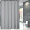 Clear Shower Curtain Plastic Shower Liner Peva 180X180Cm Lightweight Waterproof Shower Curtains For Bathroom With Magnets&Hooks