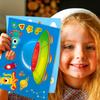 6 Photos/package of Transportation Vehicles Ship Face Swaps New Product Parent-child Interactive Puzzle Stickers