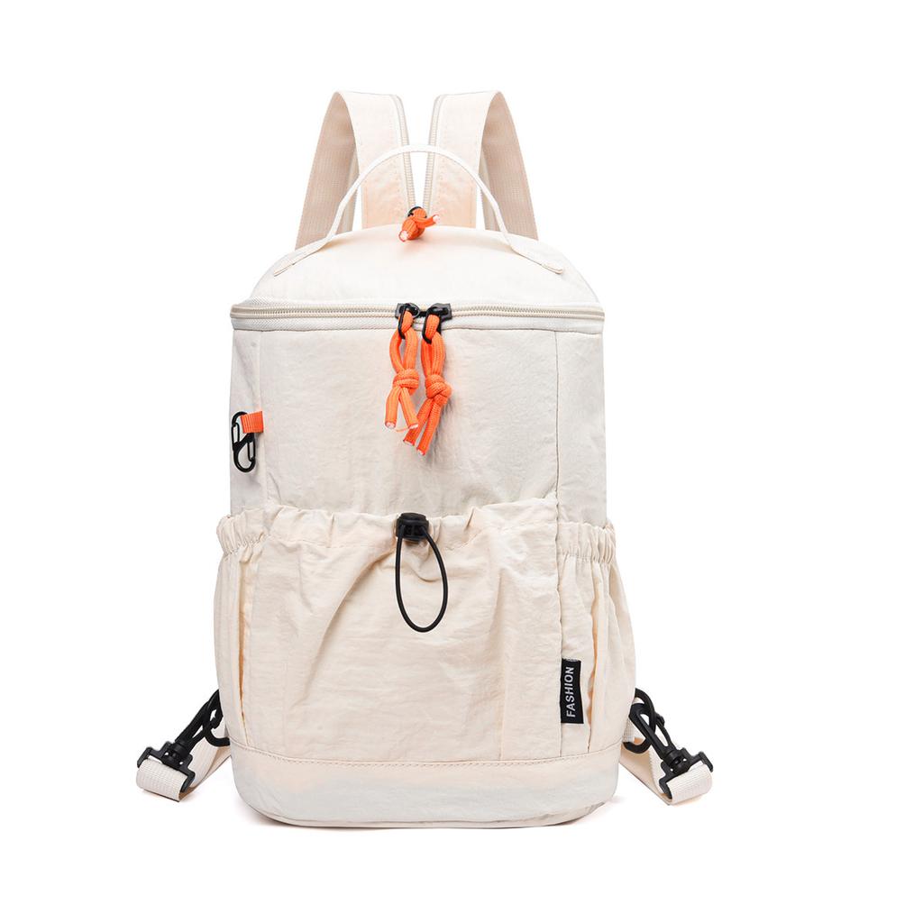 Schoolbag backpack women's new Korean version simple backpack light contrasting color student schoolbag outdoor commuting large-capacity leisure bag