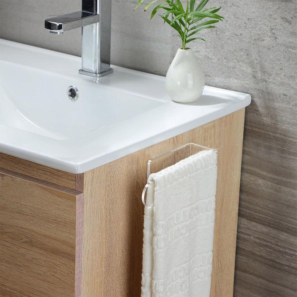 Self Adhesive Hand Towel Bar No Punching Toilet Paper Holder Accessories Hand Towel Holder