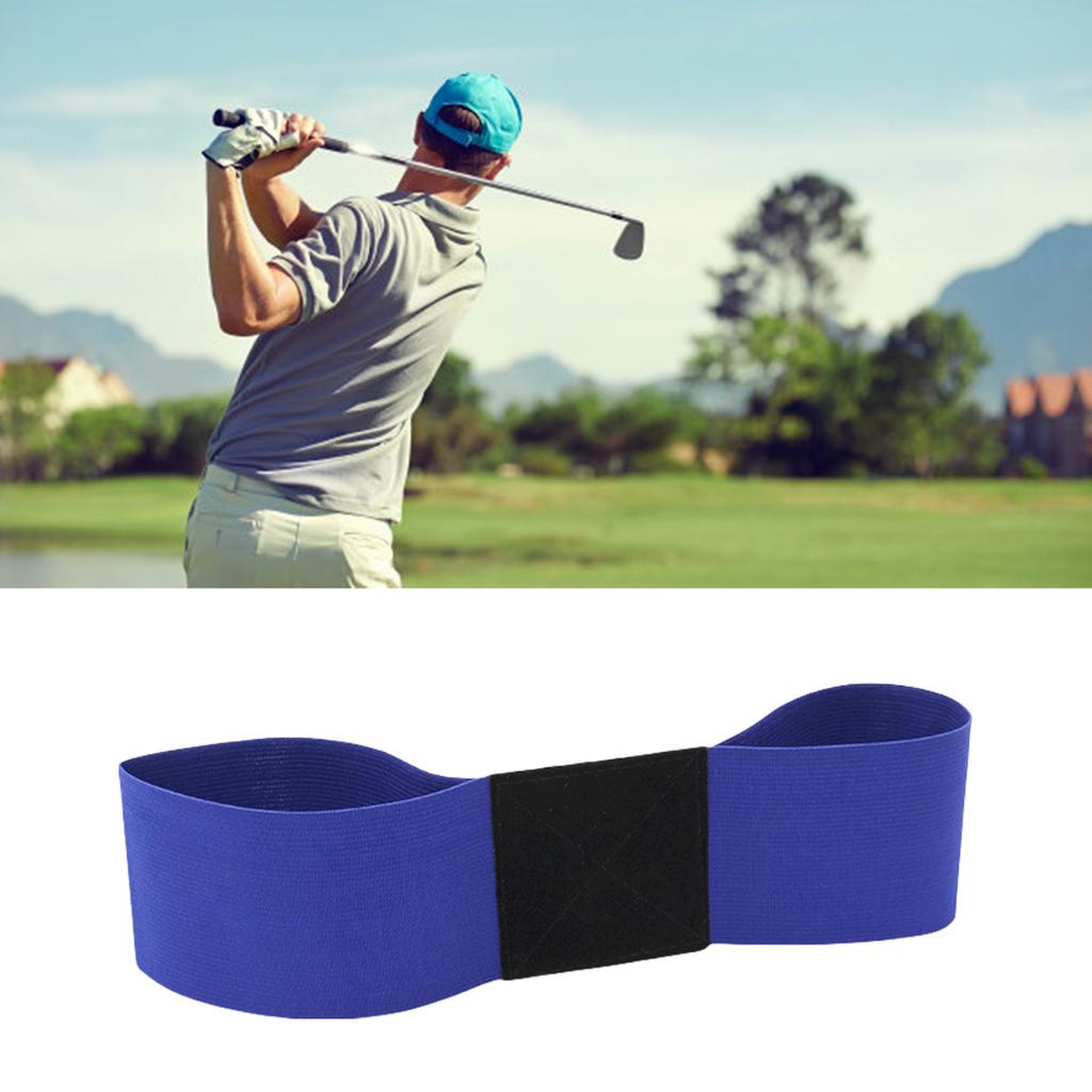Elastic Golf Swing Trainer Arm Band Golf Swing Arm Band Elastic Swing Correcting Trainer Band for Practicing Guide