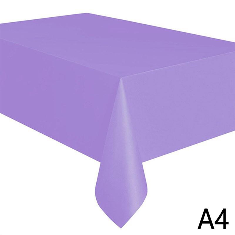 Colorful Disposable Tablecloth Red Pink White Party Desk Cloth Wipe Table Cover Christmas Birthday Wedding Party  Year Decor