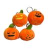 In-Stock Funny Halloween Pumpkin Plush Keychain Toy