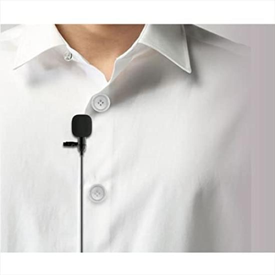 Airia Dual Pin Microphone Pin Microphone Microphone for Two People Mini Clip Microphone Compatible with 3.5mm6.35mm Mini Plug YouTube Distribution