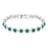 Angelic Sanrio Double Layer Design Sterling Silver Bracelet Women Bracelet Cubic-Zirconia Pearl 5237769