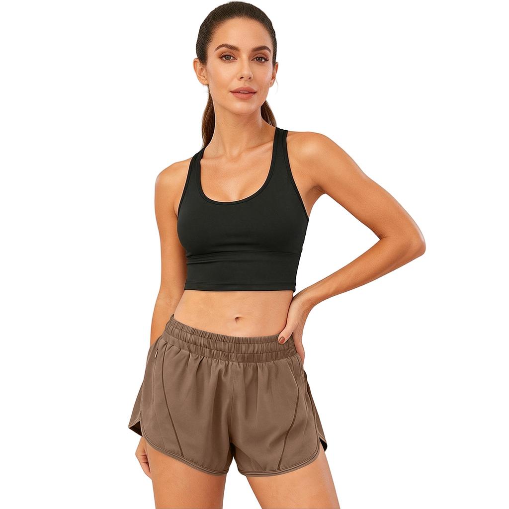 Women's Casual Loose Color Pants Pocket Utility Shorts