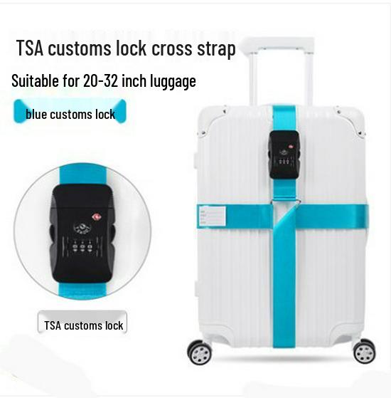 Cross Strap Suitcase Stabilizer: Secure Adjustable Travel Luggage Reinforcement