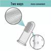 Pet Silicone Finger Toothbrush for Cats & Dogs - Soft, Food-Grade Gum Care Brush