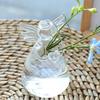 1PC Glass Vase Living Room Office Desktop Ornaments Angel House Decoration Hydroponic Flower Vase