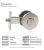 Universal Keyless Bathroom Door Lock Set, Multi-Color Options for Home or Hotel