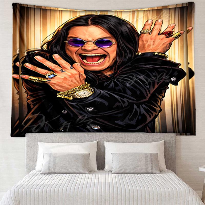 Ozzy Memorial Tapestry, Unique Design Tapestry, Wall Decor for Bedroom,Livingroom, Playroom,Heartwarming Fan Holiday Gifts