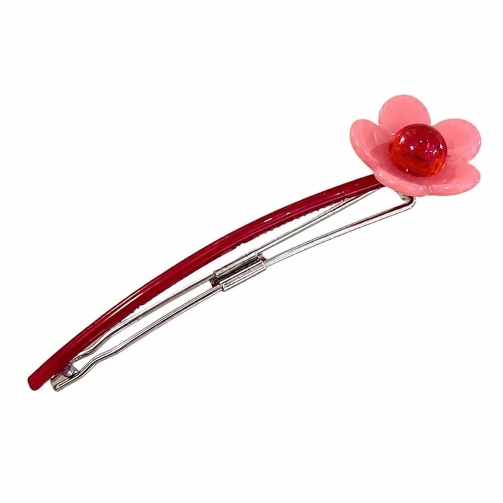 Non-Slip Horizontal Hair Clip Candy Color Clip Hairpin Sweet Hair Styling Tool  Back Head Updo