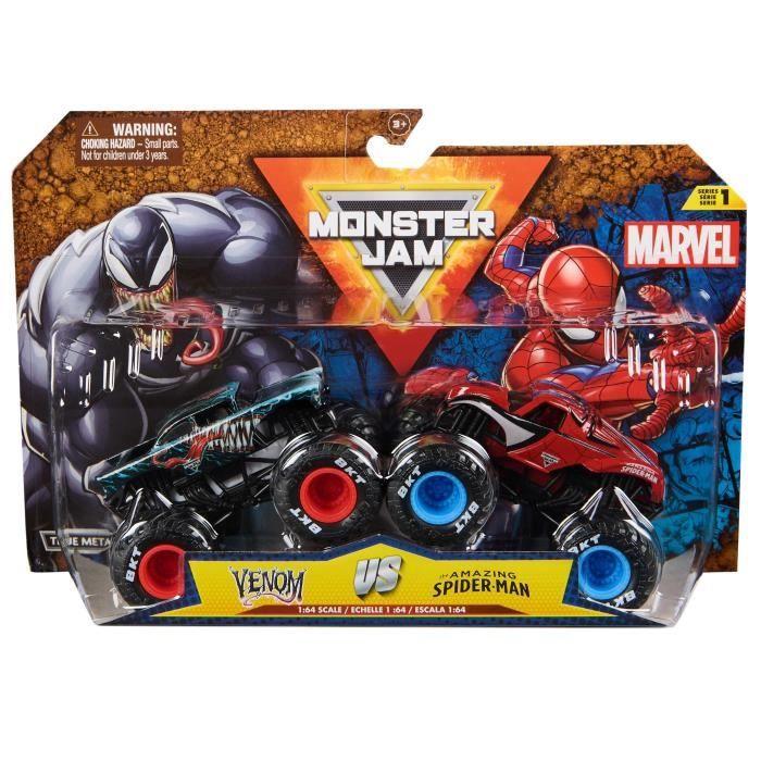 Coffret MONSTER JAM - 2 Véhicules 1:64 MARVEL - Super héroes - Des 3 ans