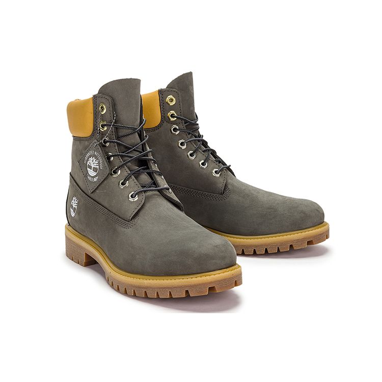Timberland Waterproof Durable Short Outdoor Boots Men Boots Dark-Gray A6873W