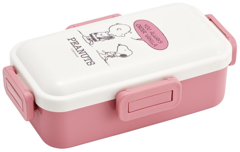 Skater Lunch Fluffy Packing Dishwasher Microwave Made in Snoopy Smoky Pastel Box, Design, 1-Tier, 530ml, Safe, Safe, Japan, PFLB6-A