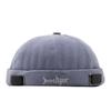 Landlord Hat SHARK Shark Embroidery Hat Hong Kong Style Yuppie Headgear Personalized Melon Fur Hat
