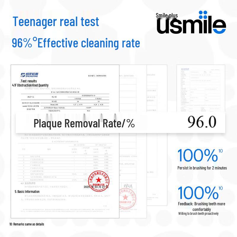 usmile T10 Kids Electric Toothbrush CN plug (adapter included)